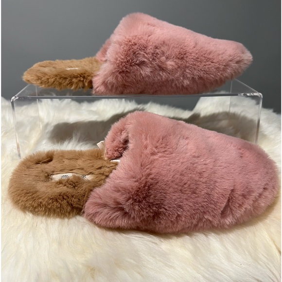 Women's Fluffy Pink Madewell Slippers Size 8 - Picture 6 of 6
